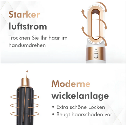 5 in 1 Hairstyler | Locken, Glätten & Trocknen mit Coanda Effekt