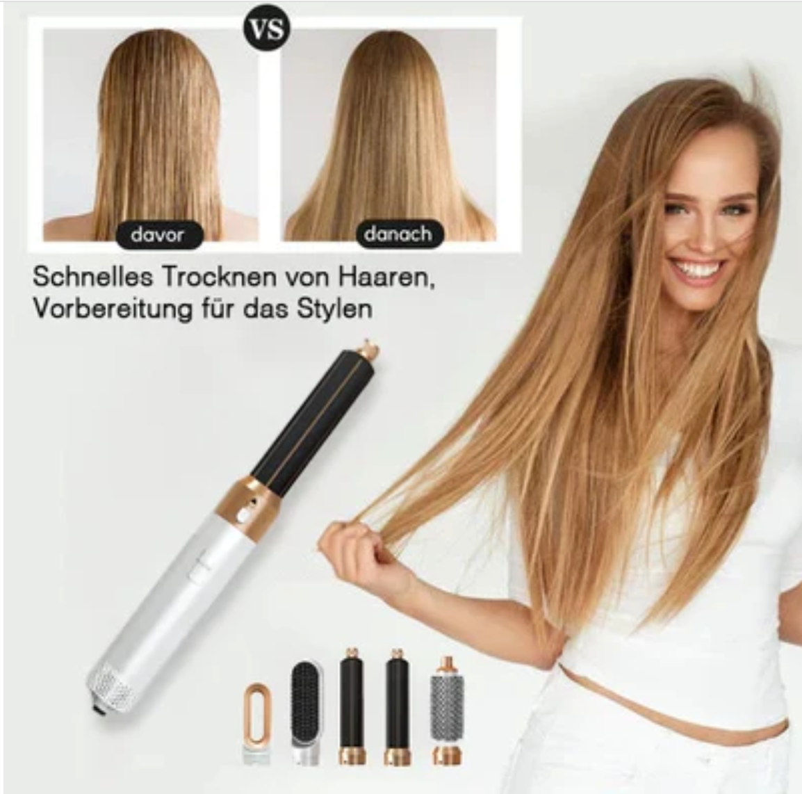5 in 1 Hairstyler | Locken, Glätten & Trocknen mit Coanda Effekt